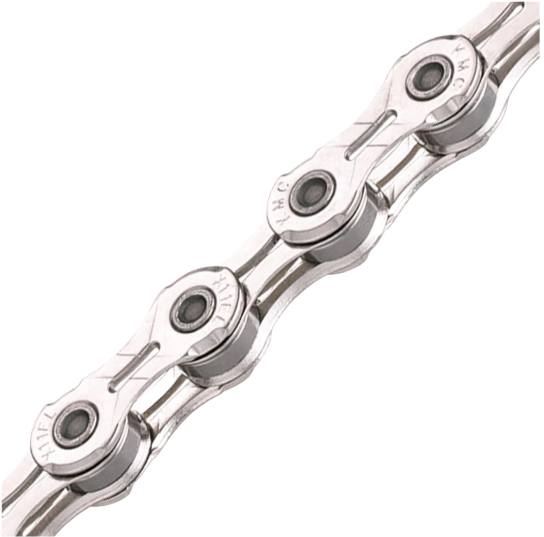 KMC CHAIN X11EL 11 SPEED Silver Waxed
