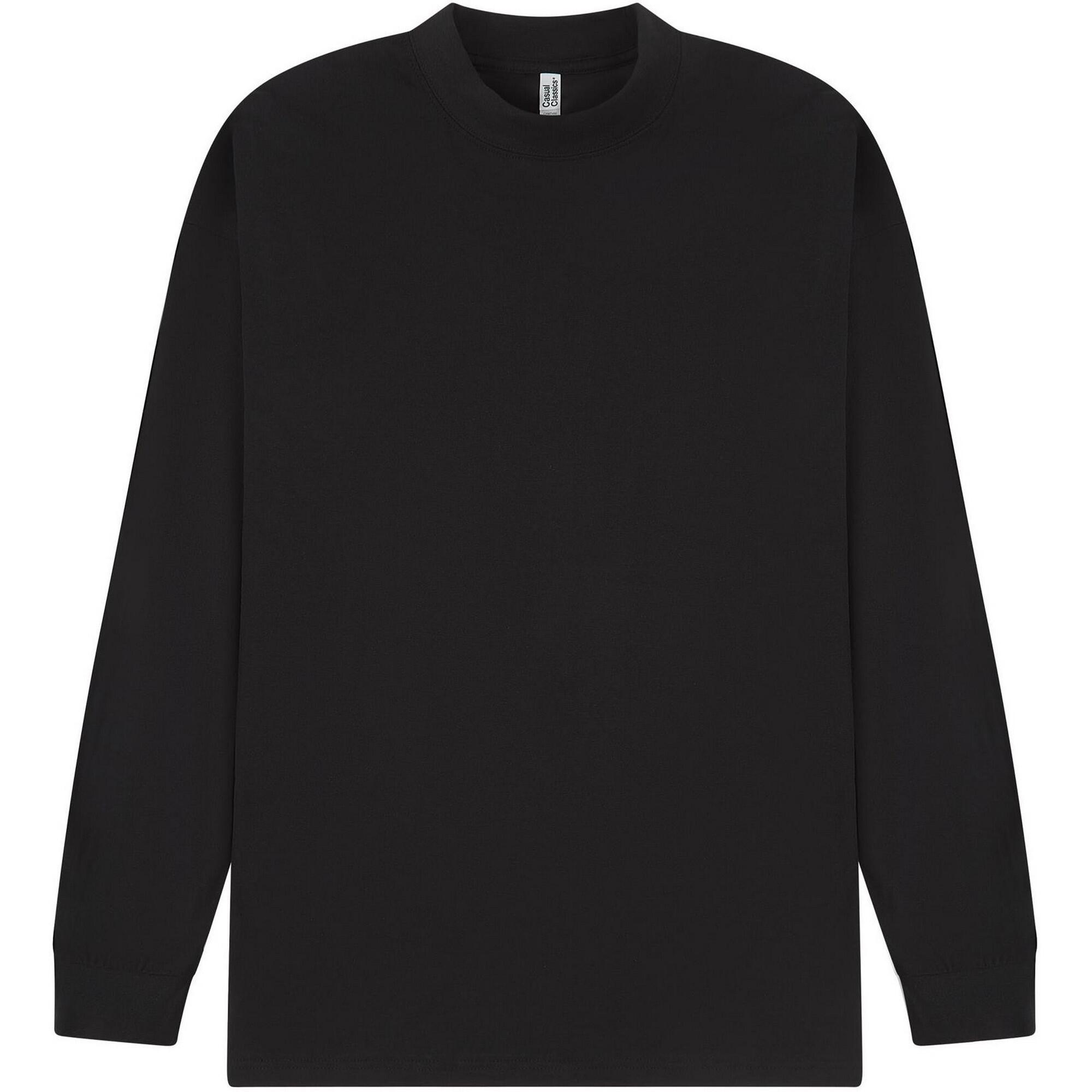 Casual Classics Unisex Adult Combed Ringspun Cotton Extended Neckline Oversized