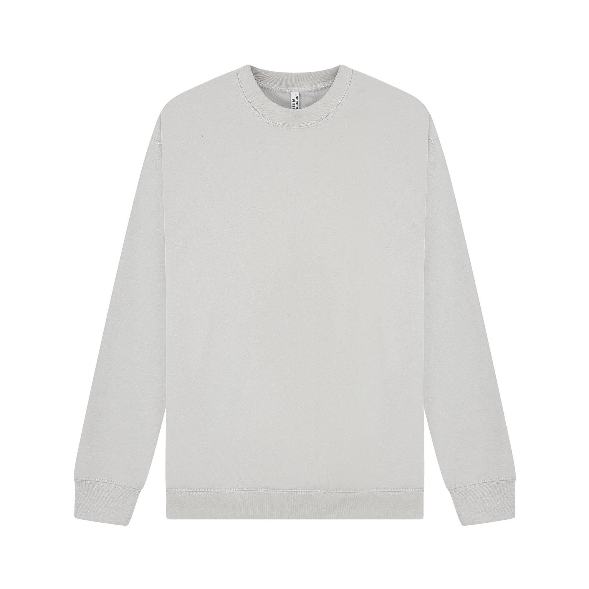 Casual Classics Unisex Adult Premium Combed Cotton Extended Neckline Oversized