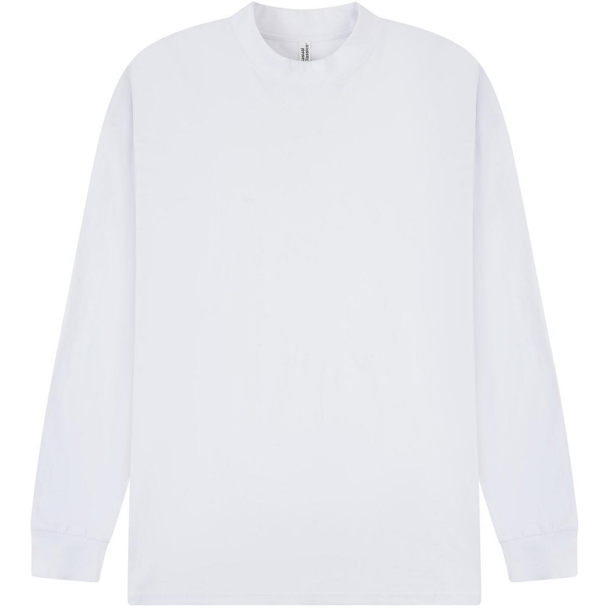 Casual Classics Unisex Adult Combed Ringspun Cotton Extended Neckline Oversized