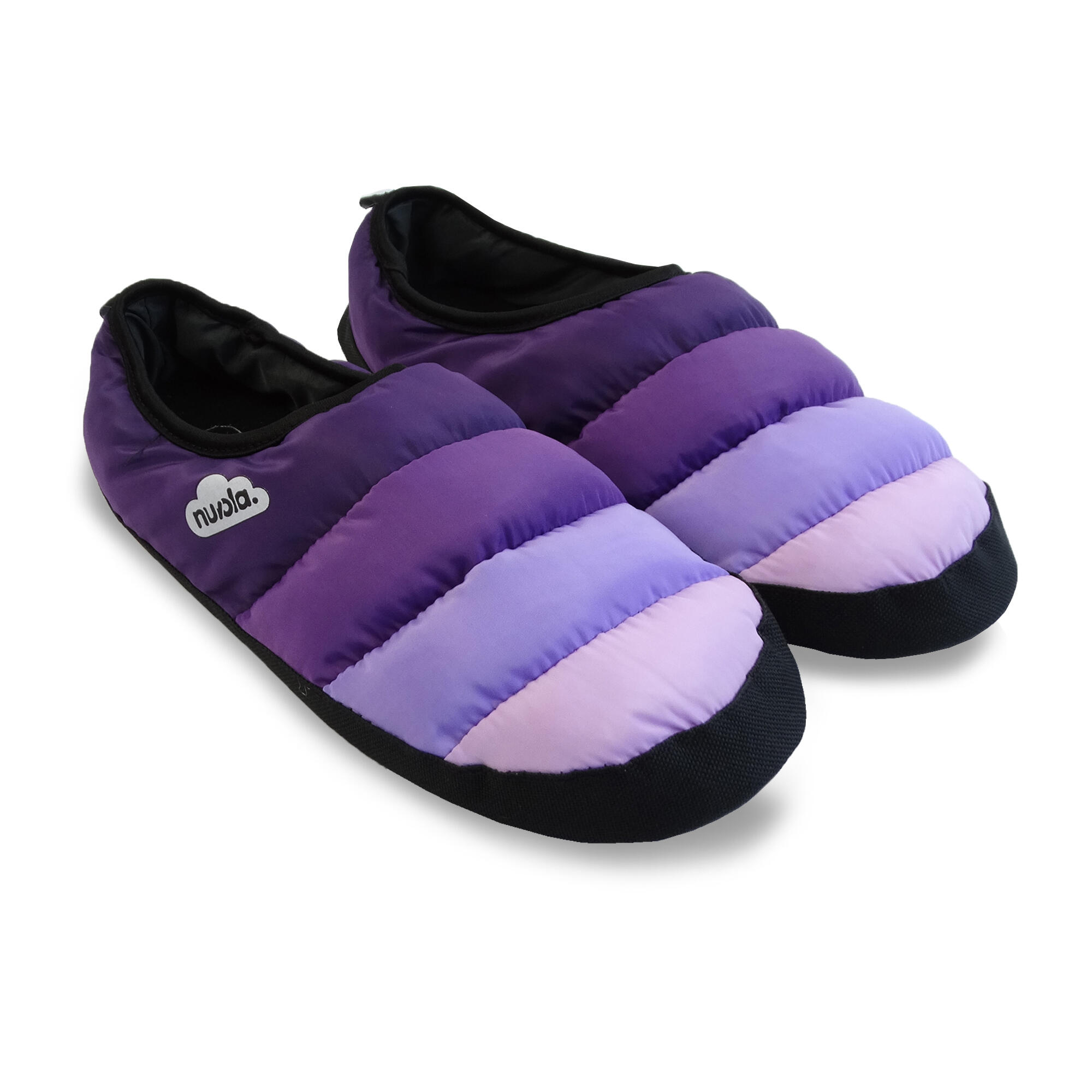 Pantuflas Nuvola Lila Acolchadas suela goma Antideslizante 3/6
