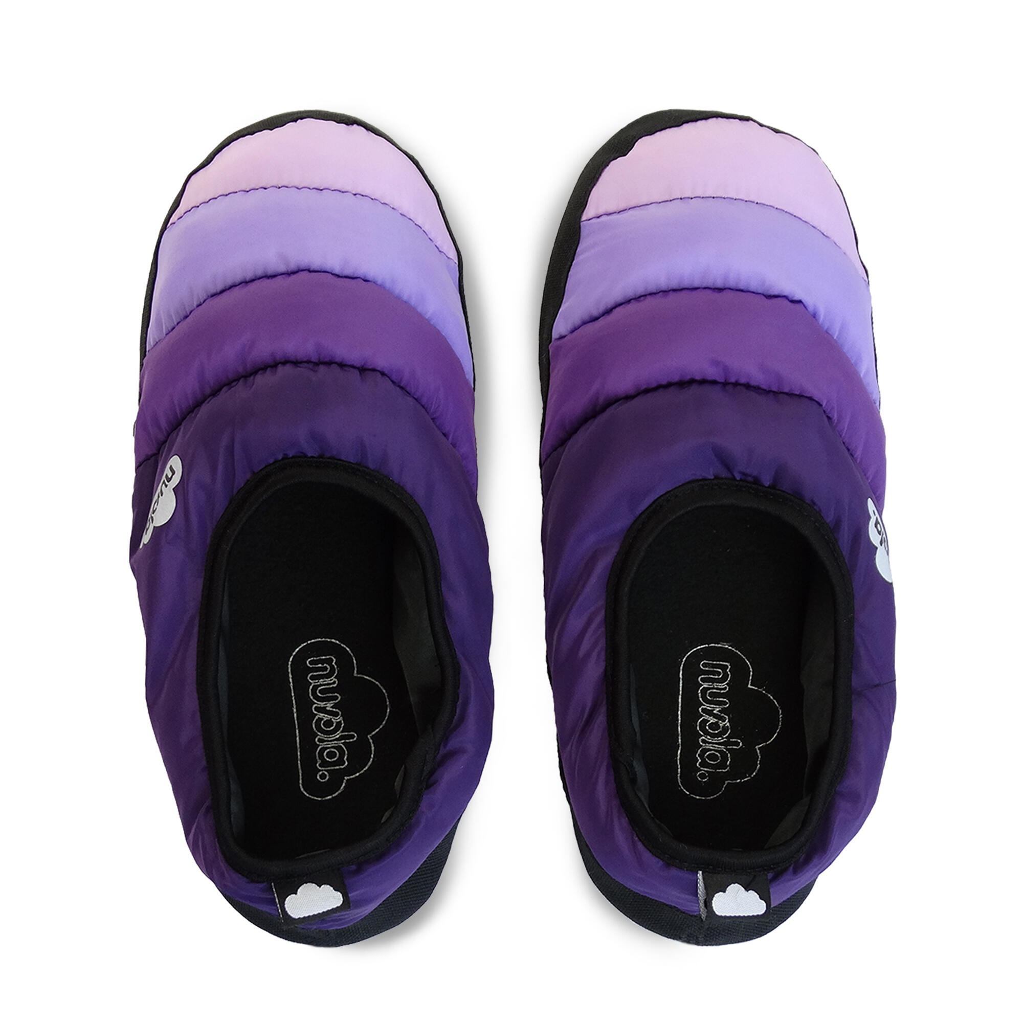 Pantuflas Nuvola Lila Acolchadas suela goma Antideslizante 4/6