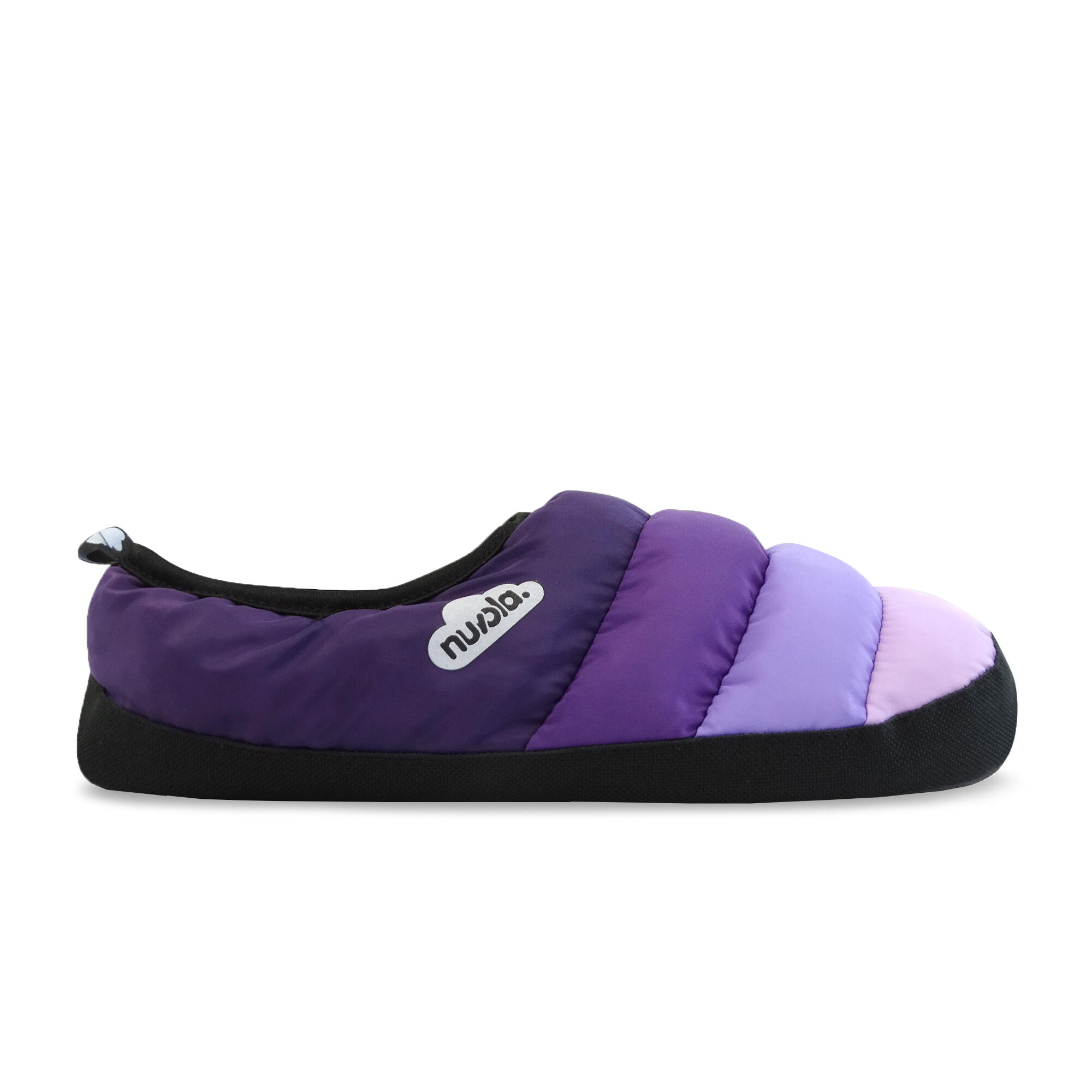 NUVOLA Nuvola Unisex-Pantoffeln in Flieder mit Gummisohle