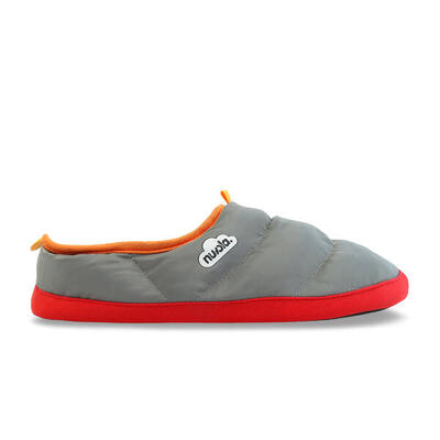 Pantofole unisex Nuvola di colore corallo con suola in gomma