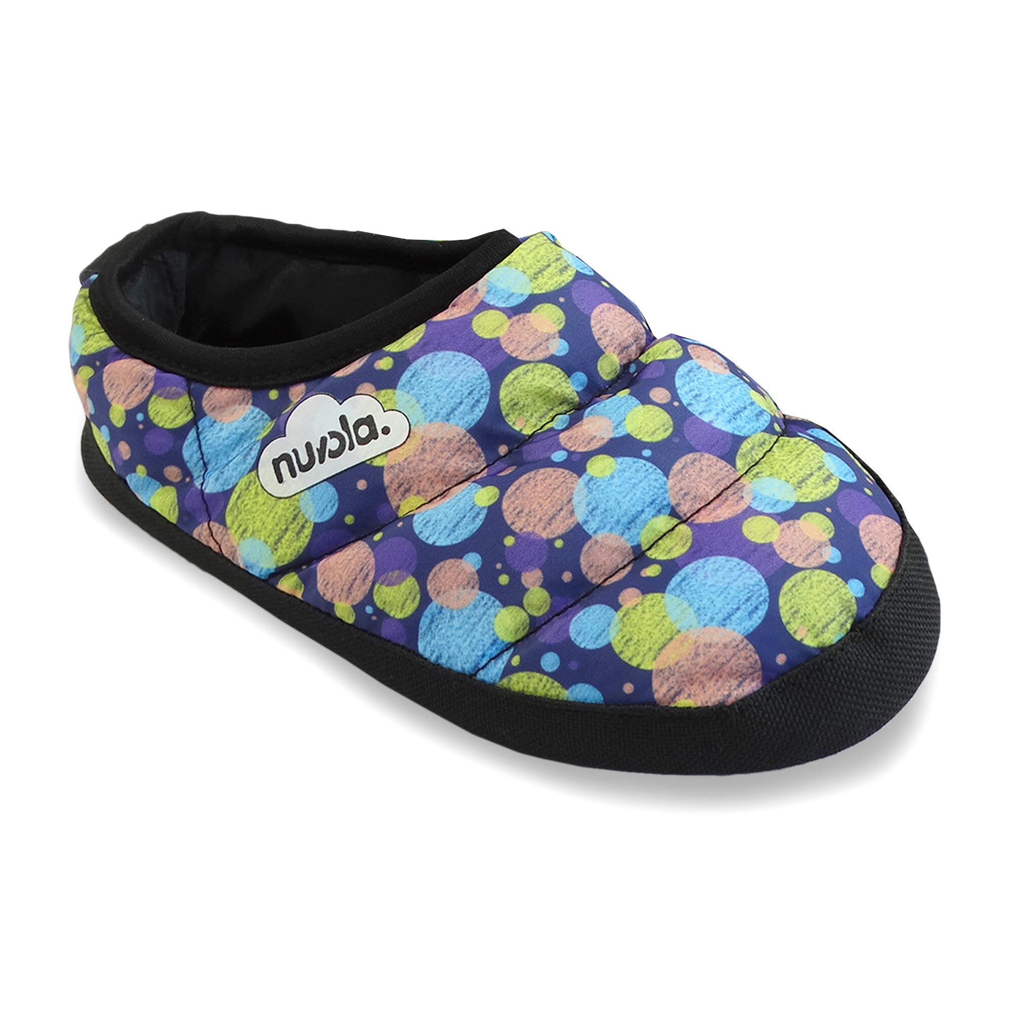 Pantuflas Nuvola Azul Acolchadas suela goma Antideslizante 2/6