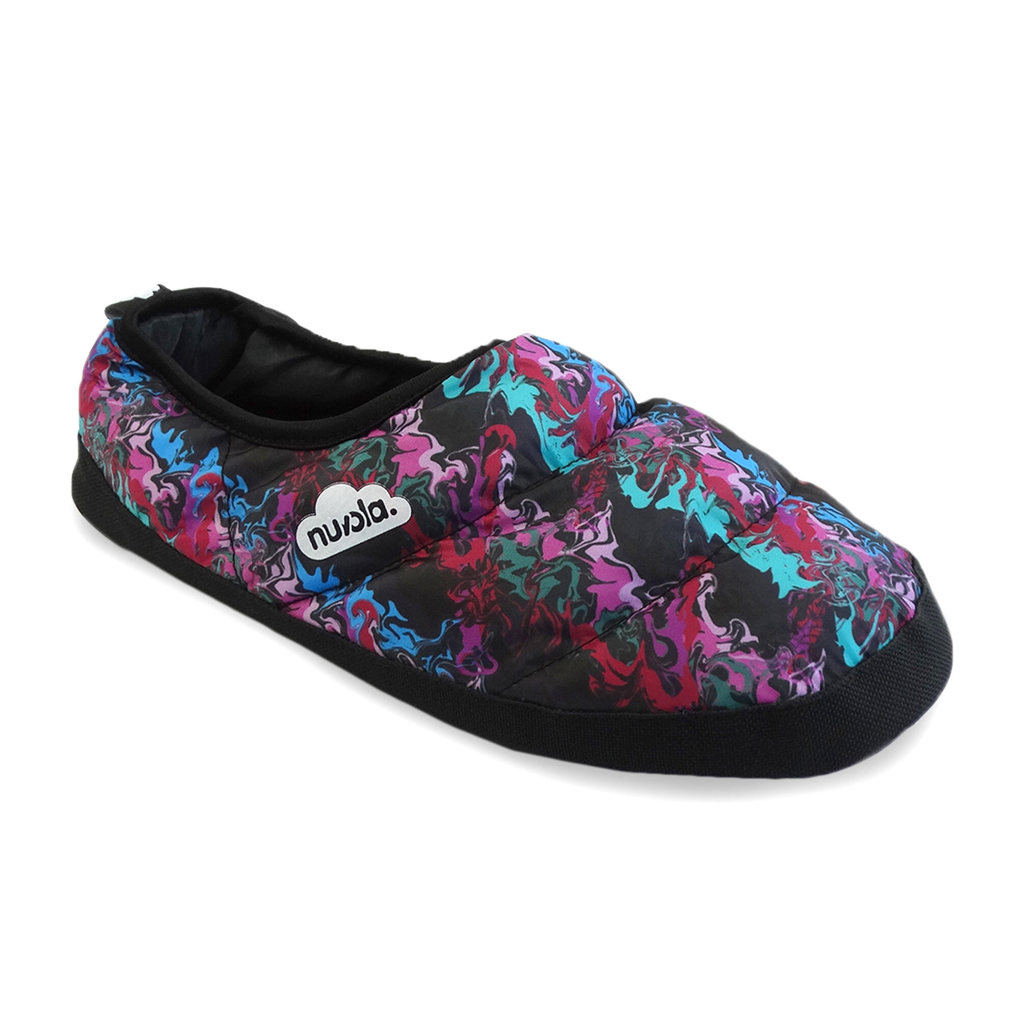 Chaussons unisex Nuvola de couleur fushia avec semelle en gomme 2/6