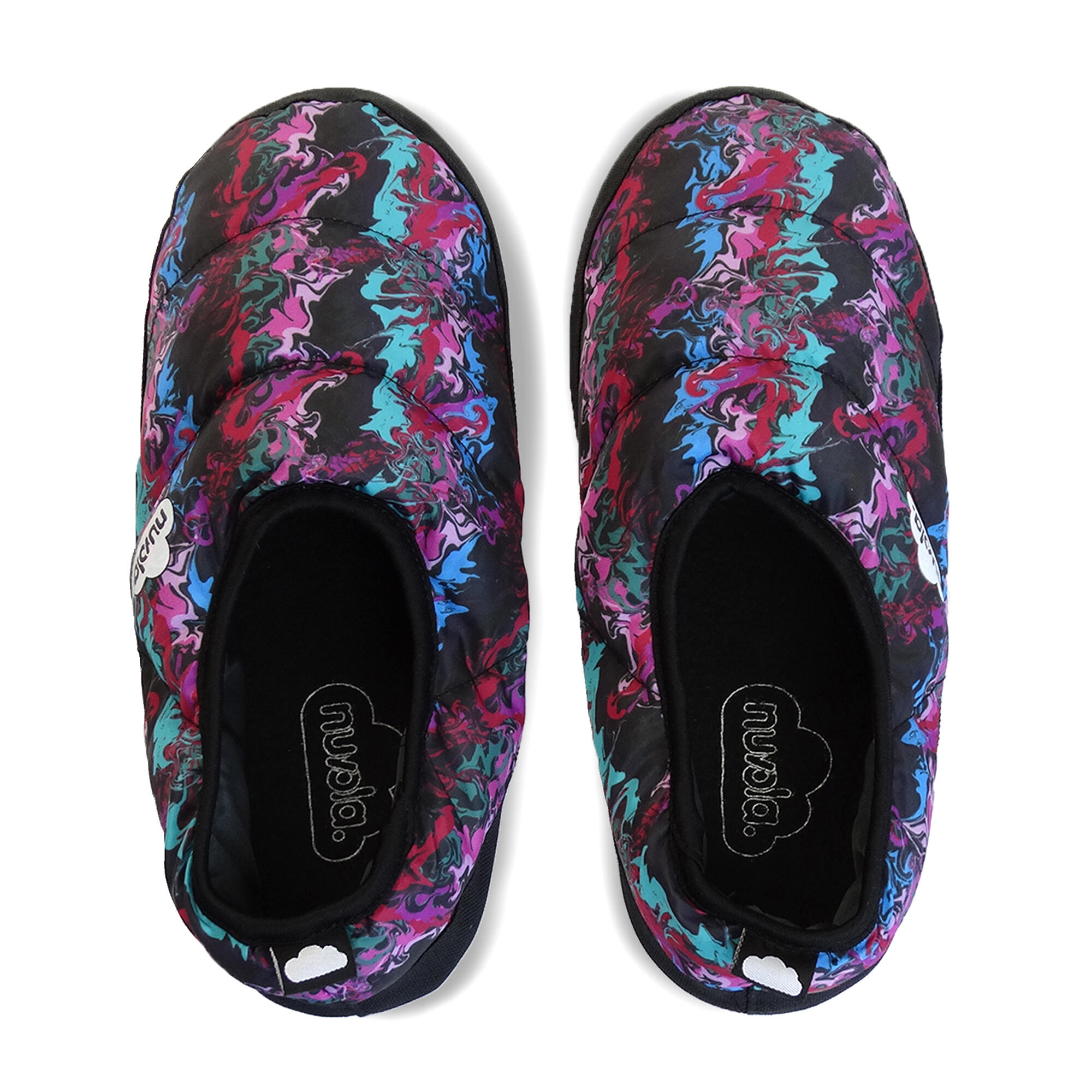 Chaussons unisex Nuvola de couleur fushia avec semelle en gomme 4/6