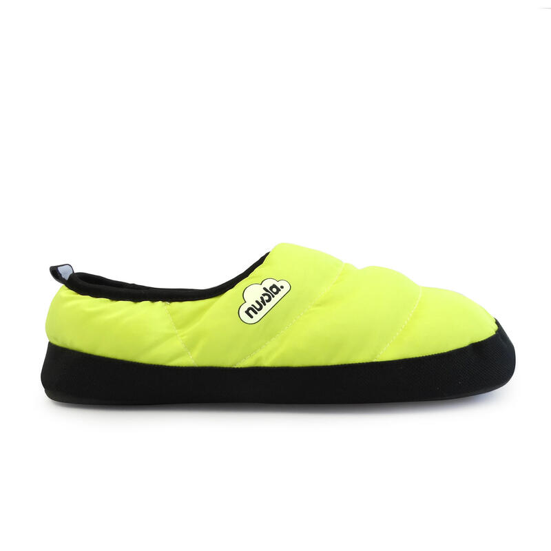 Nuvola unisex slippers in geel met rubberen zool