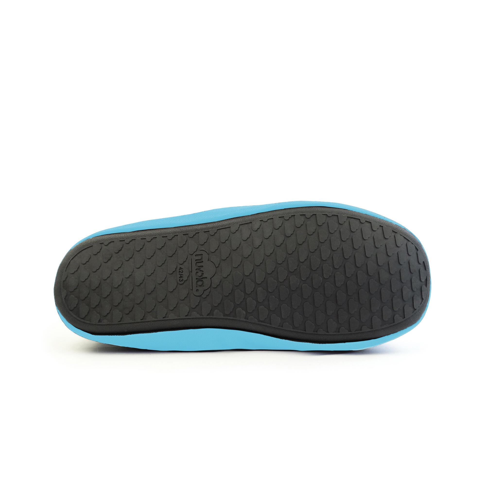Chaussons unisex Nuvola de couleur rouge avec semelle en gomme 5/6
