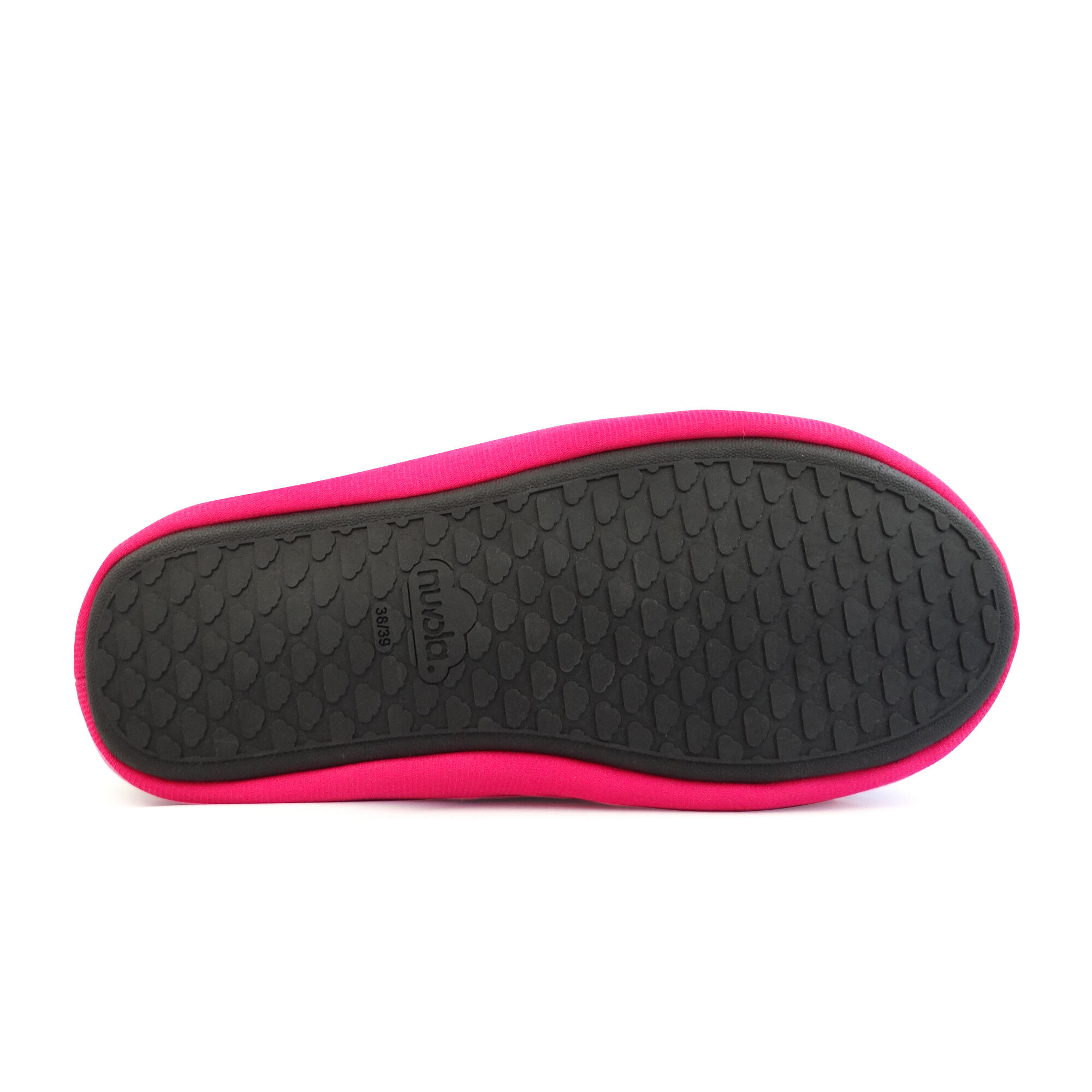 Chaussons unisex Nuvola de couleur violet avec semelle en gomme 5/7