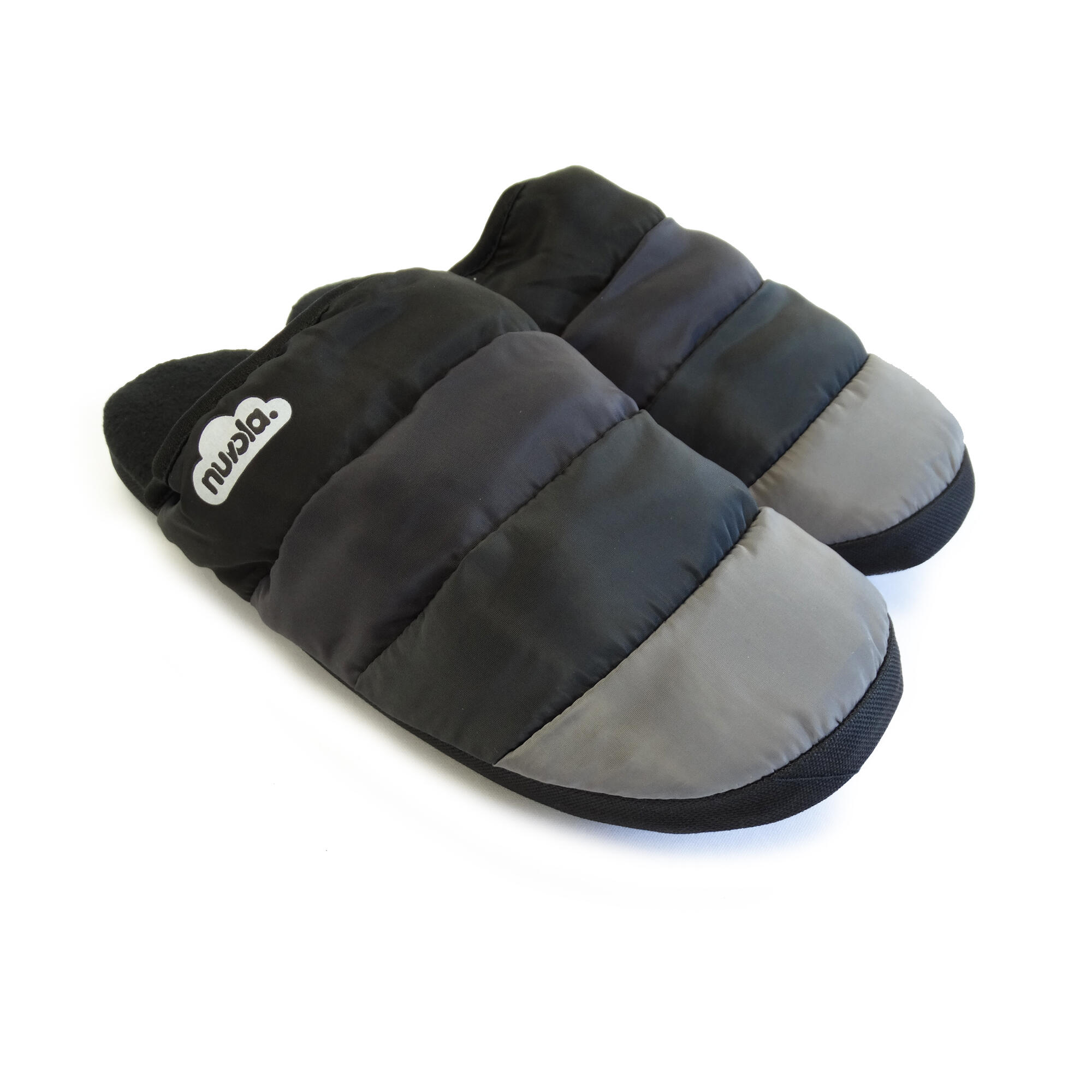 Pantufas unissex nuvola de cor preto com solo de bleracha 4/6