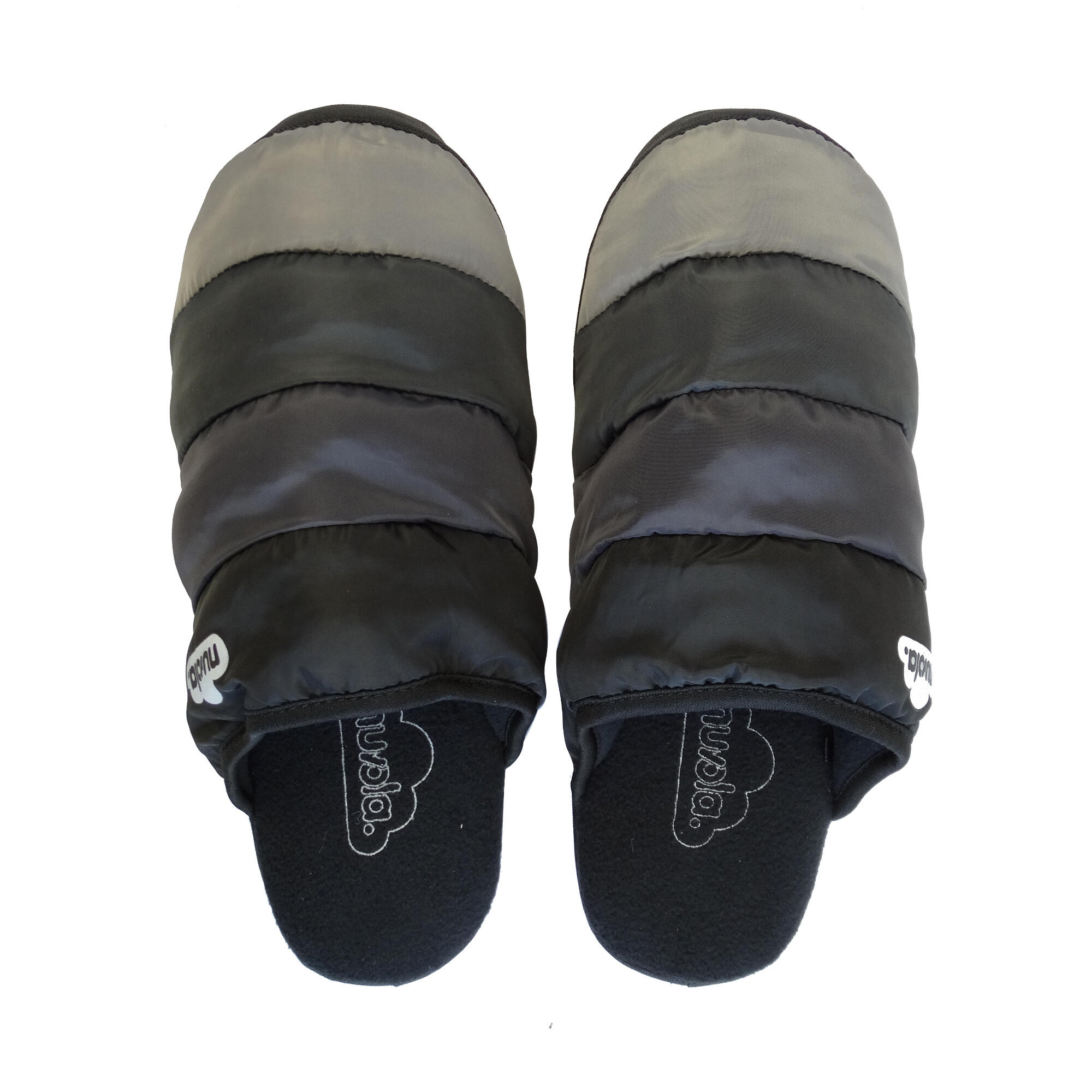 Pantufas unissex nuvola de cor preto com solo de bleracha 3/6
