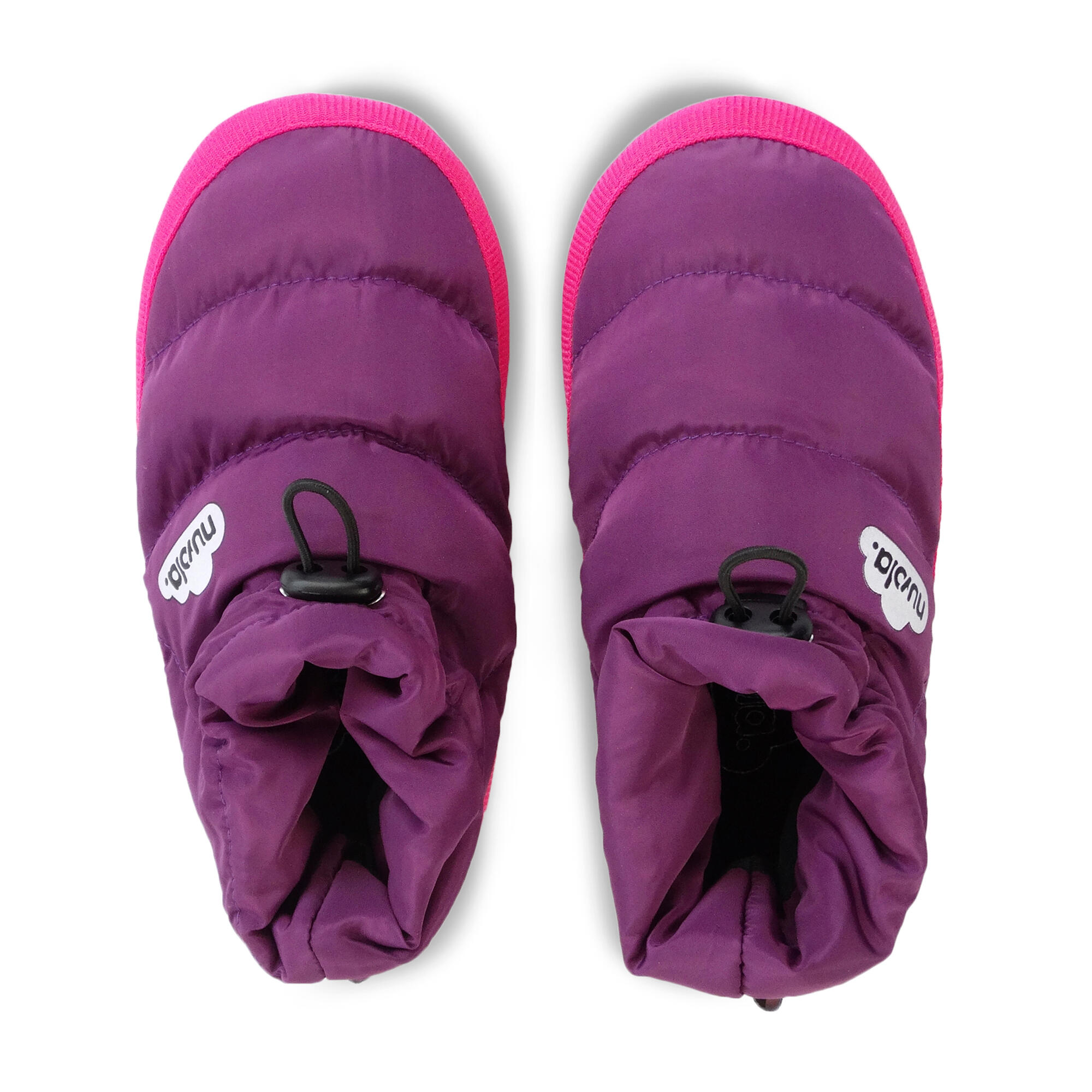 Pantuflas Nuvola Lila Acolchadas suela goma Antideslizante 4/6