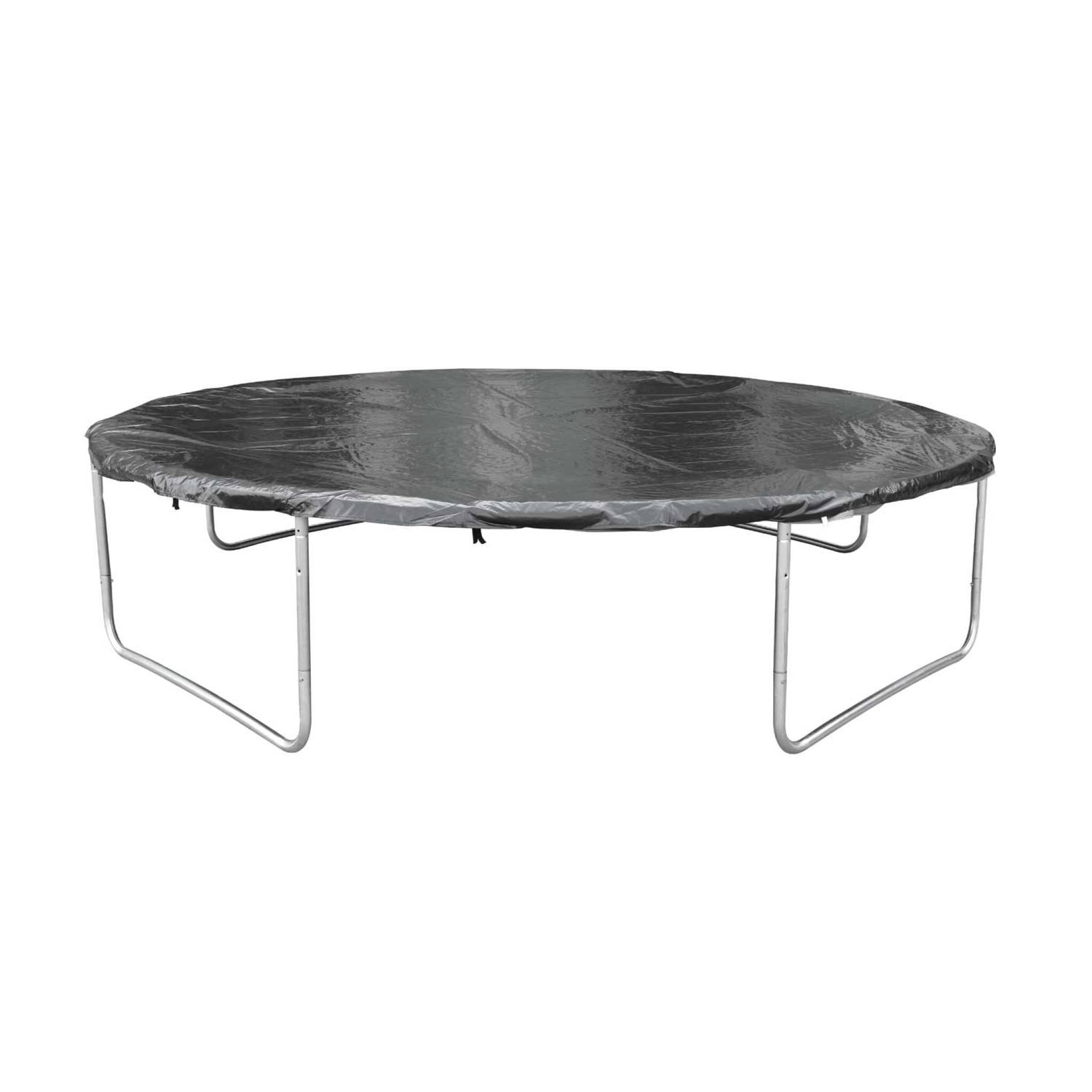 Trampolino 370cm con rete interna e pacchetto accessori, Grigio 5/5