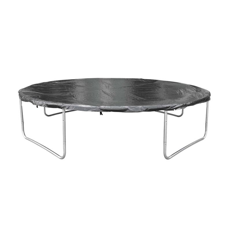 Filet De Sécurité Trampoline 390-400 Cm – 8 Barres, Hauteur 180 Cm, Ouverture Zip Renforcée, Fourreau Extérieur