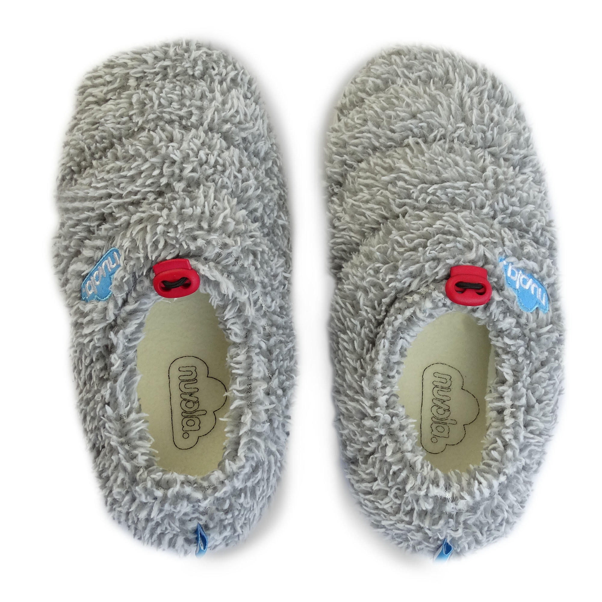 Pantuflas Nuvola Gris Acolchadas suela goma Antideslizante 4/6