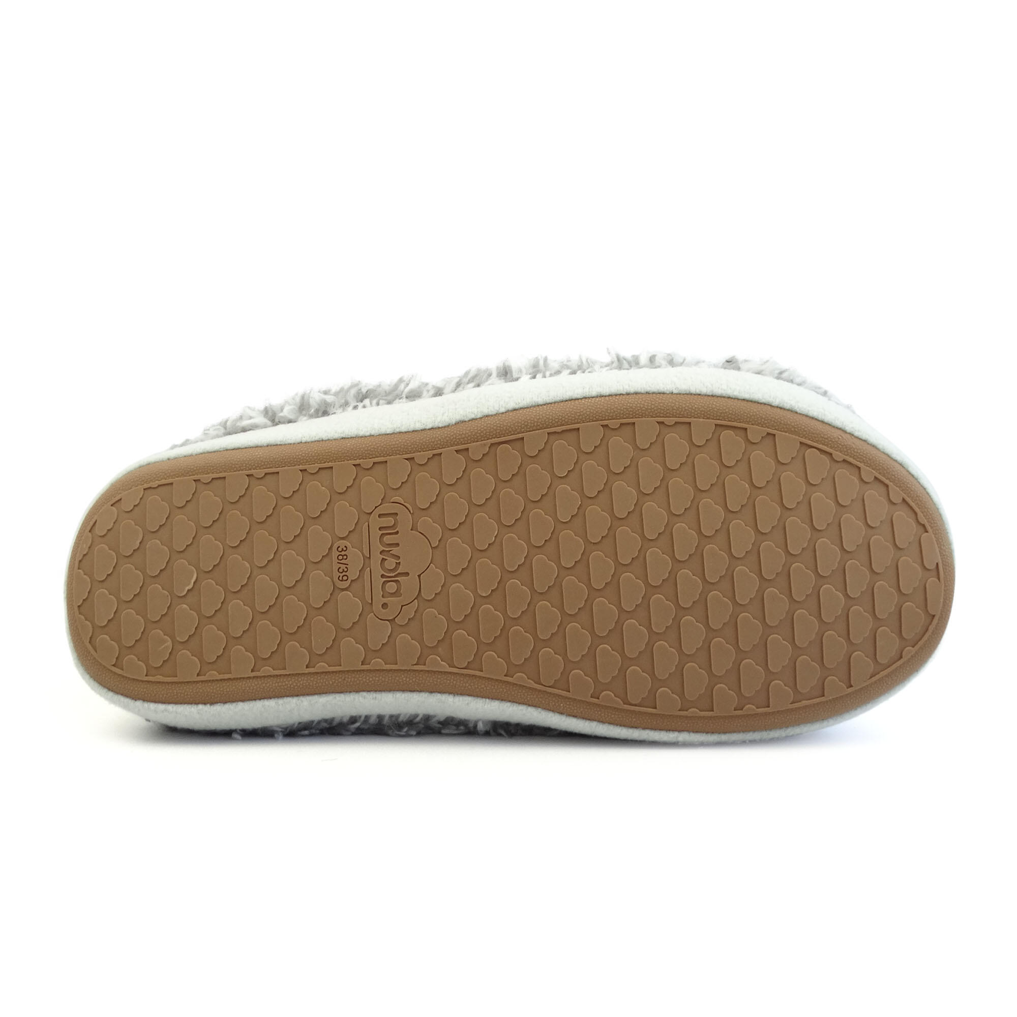 Pantuflas Nuvola Gris Acolchadas suela goma Antideslizante 5/6
