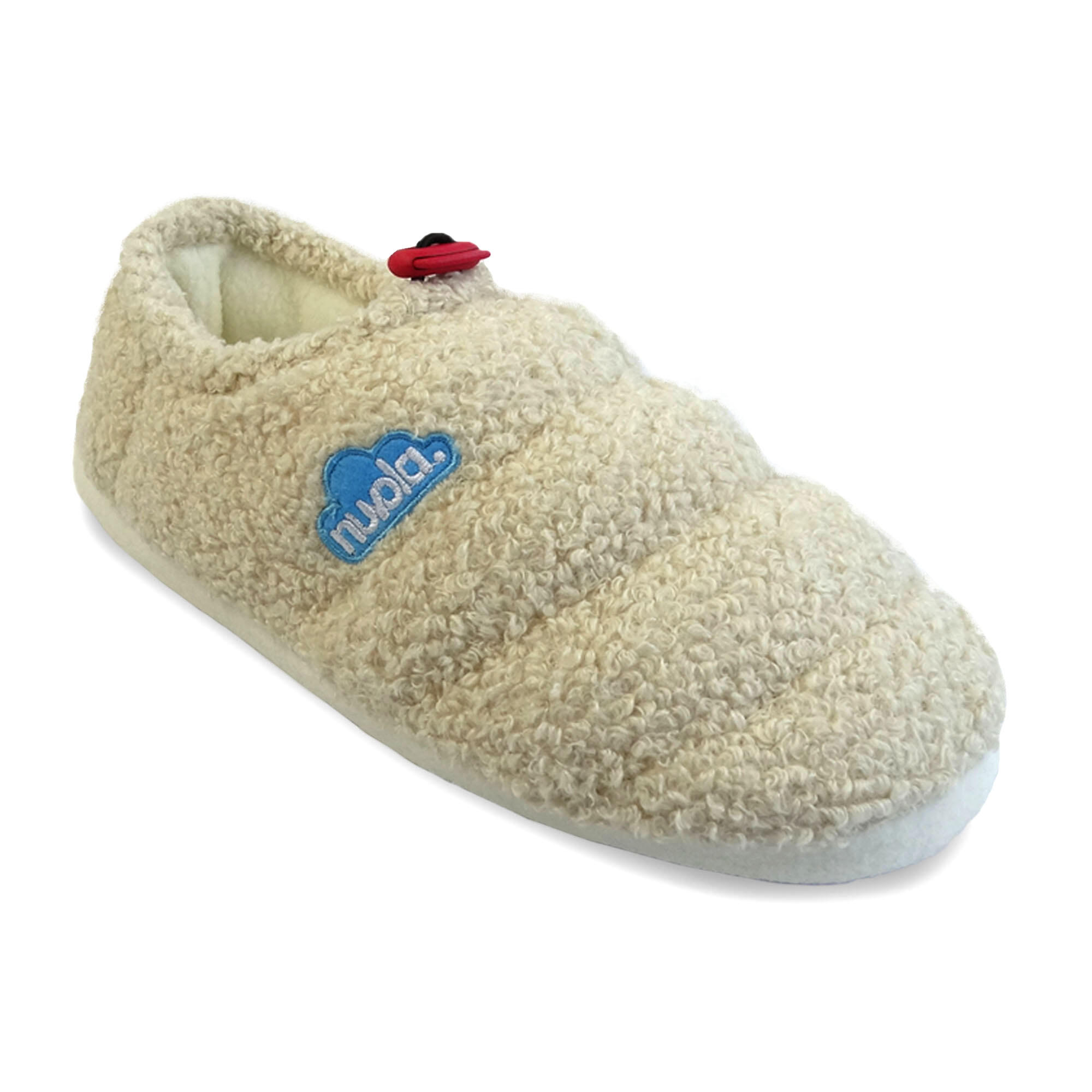 Pantuflas Nuvola Crema Acolchadas suela goma Antideslizante 2/6