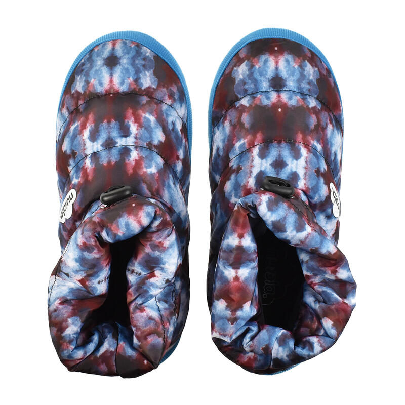 Nuvola unisex slippers in blauw met rubberen zool