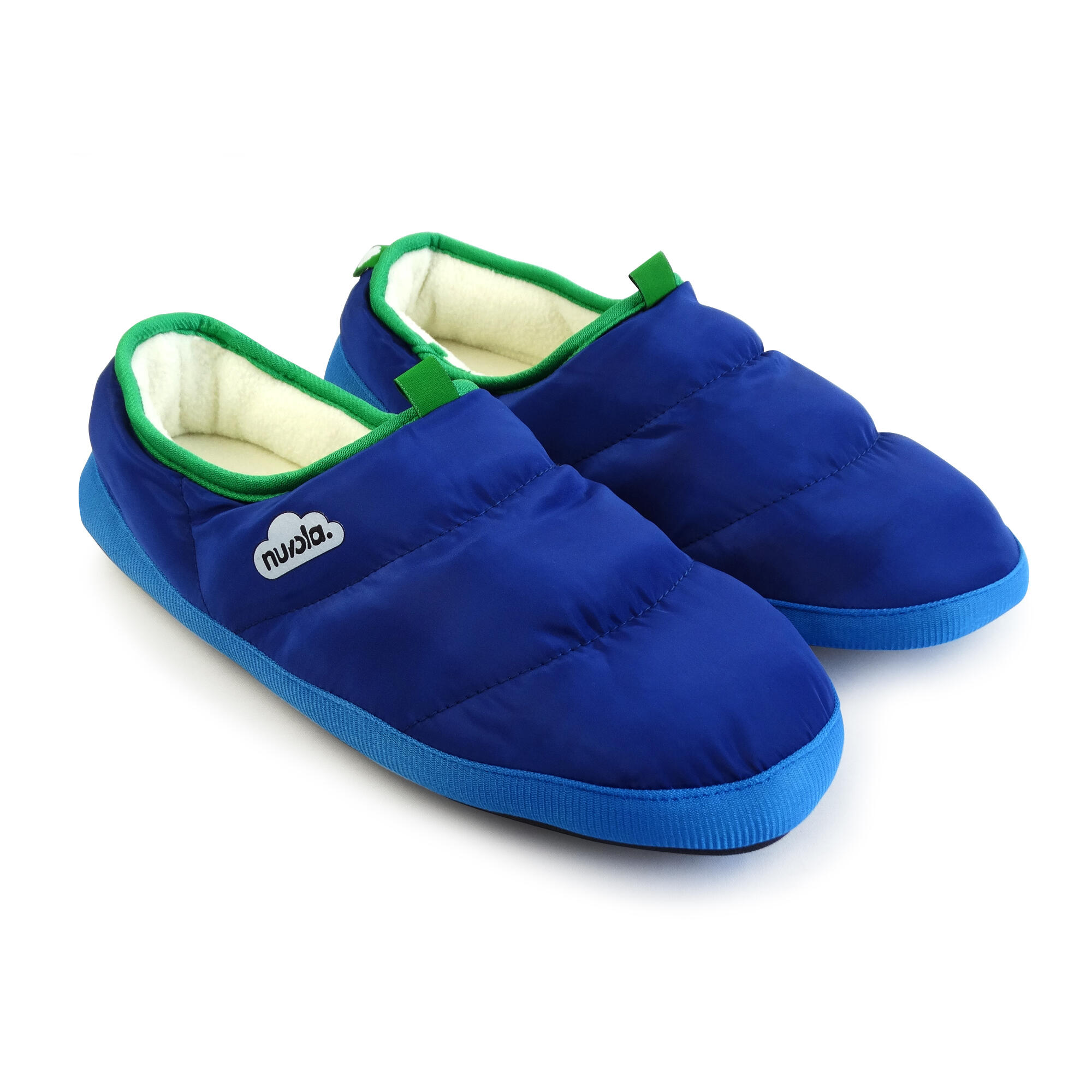 Pantufas Unissex Nuvola de Cor Blue Com Solo de Sangredo 3/6