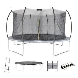 Trampoline rond 490cm gris avec accessoires - Jupiter Inner XXL 4,90m 490 cm |