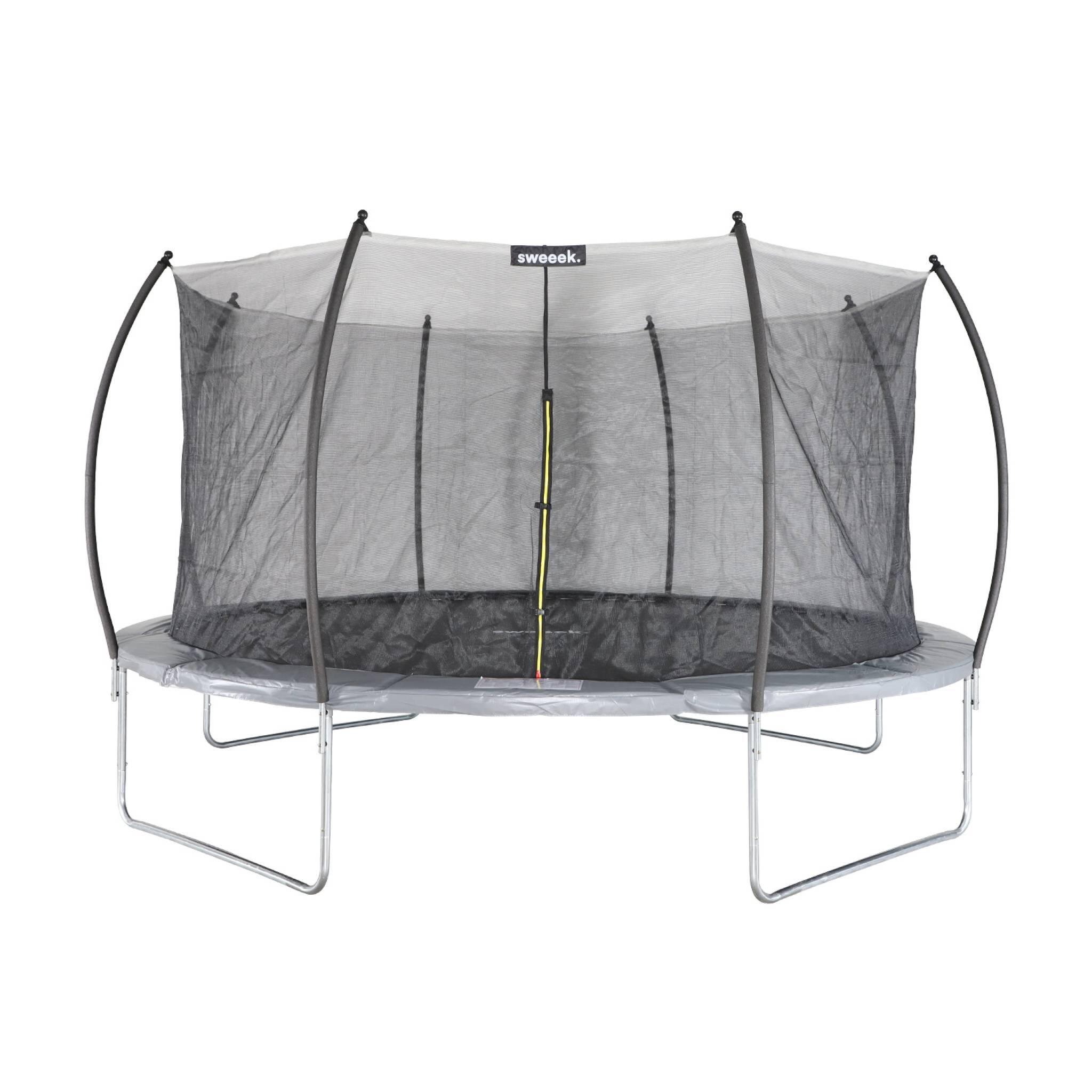 Trampolin Rund  490cm Farbe Grau Jupiter Inner XXL Gartentrampolin 2/5