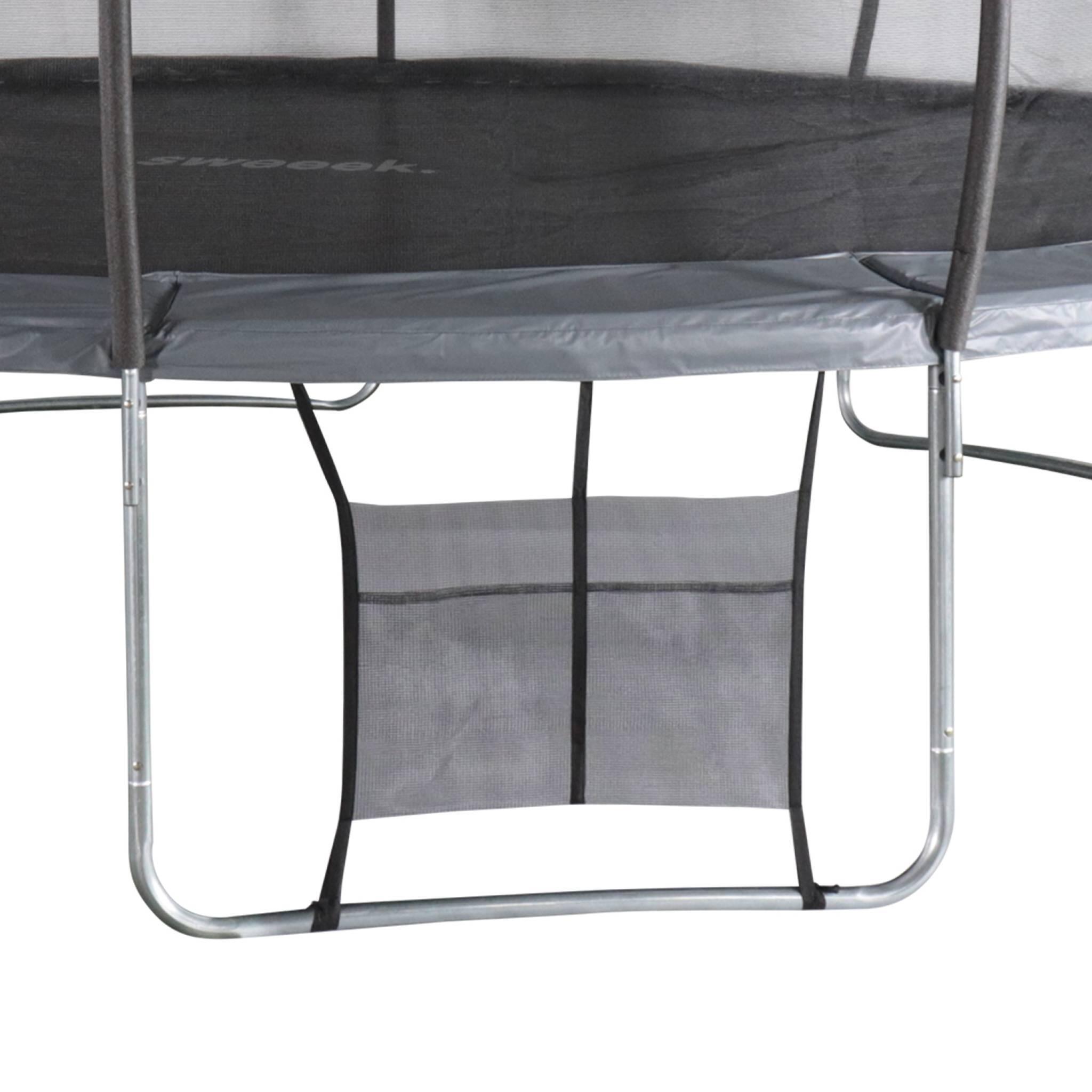 Trampolin Rund  490cm Farbe Grau Jupiter Inner XXL Gartentrampolin 4/5
