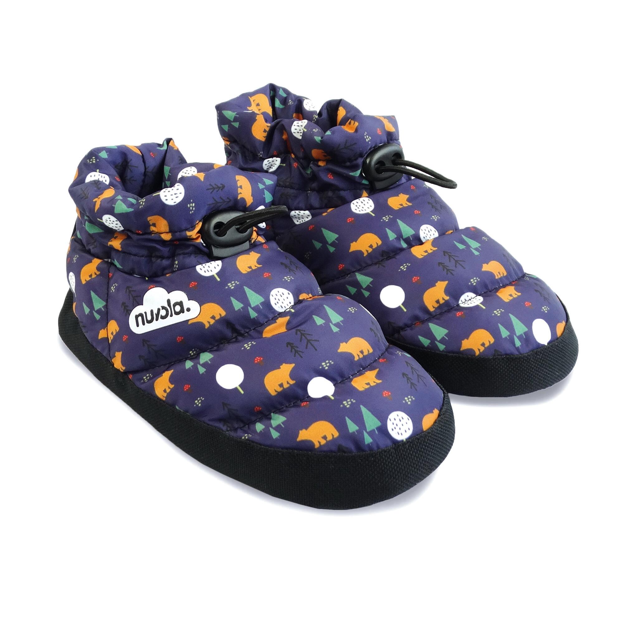 Pantuflas Nuvola Azul Acolchadas suela goma Antideslizante 3/6