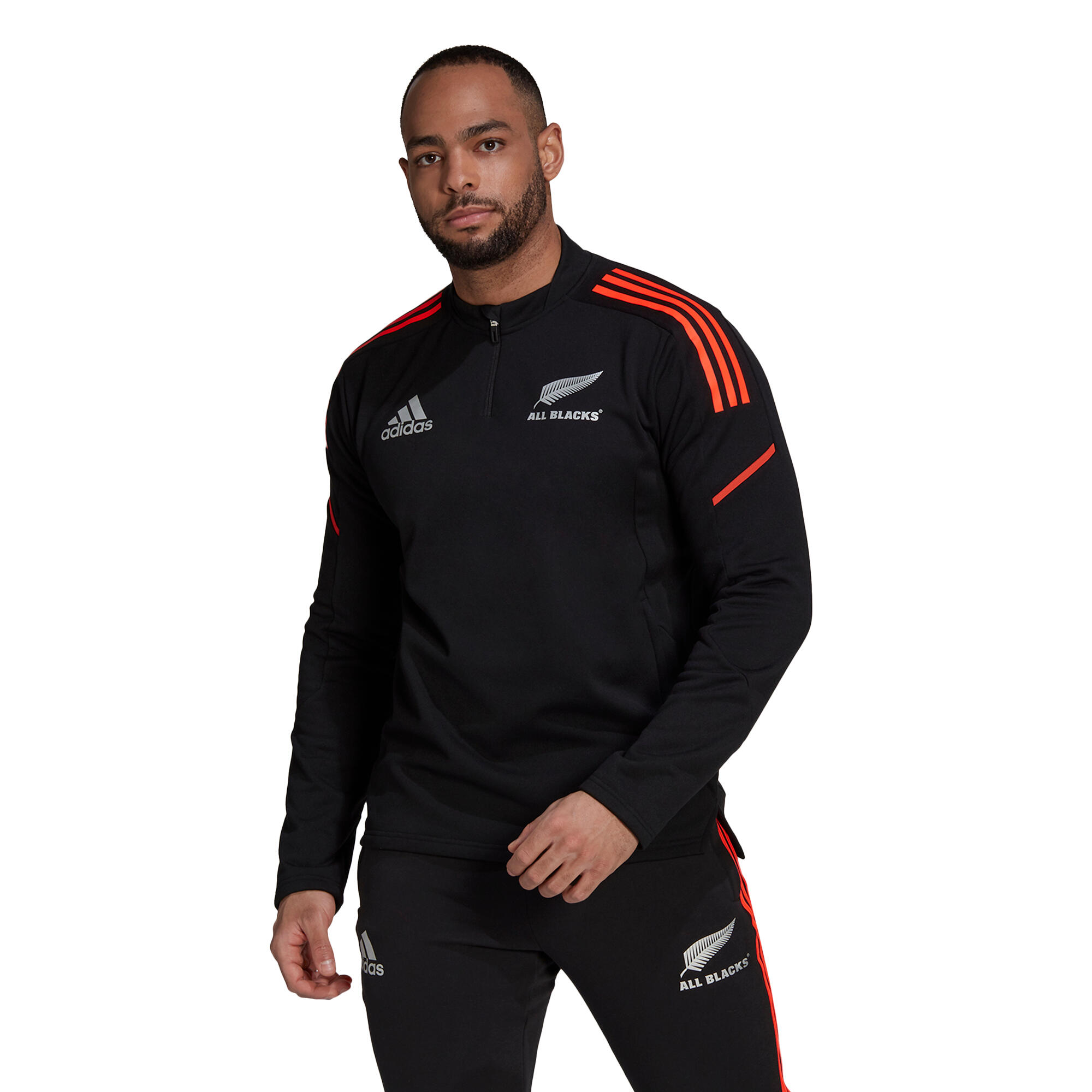 Adidas New Zealand All Blacks Mens Rugby Fleece 3/5