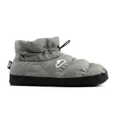 Nuvola pantofole unisex grigie con suola in gomma