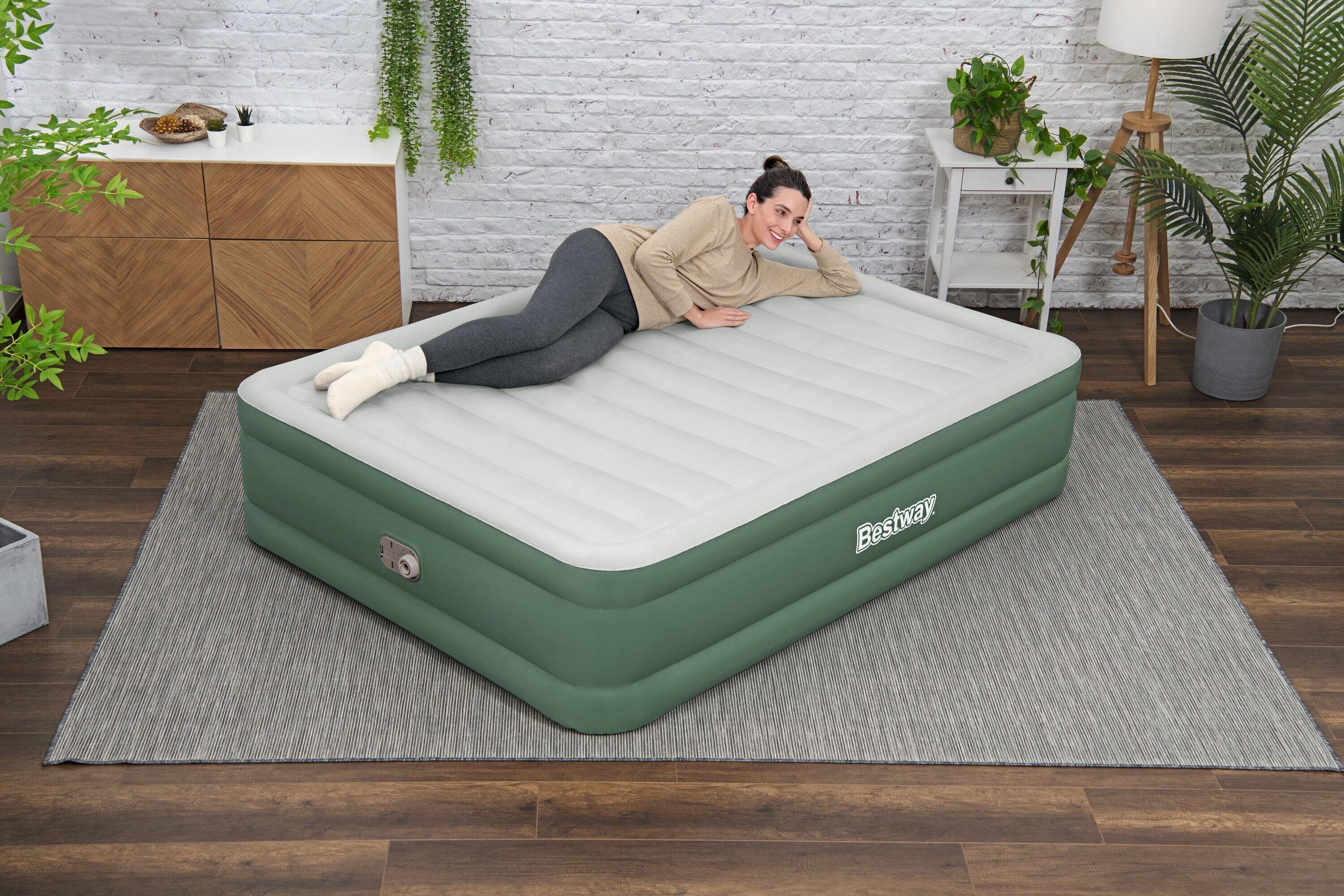Bestway Toughlite TPU-Doppelluftbett mit  integrierter Elektropumpe 203x152x46cm 5/7