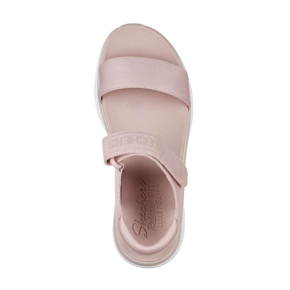 Sneakers pour femme Skechers d'lux walker n-block Rouge 4/7
