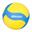 Ballon volleyball - Vs170w-Y-Bl bleu enfant