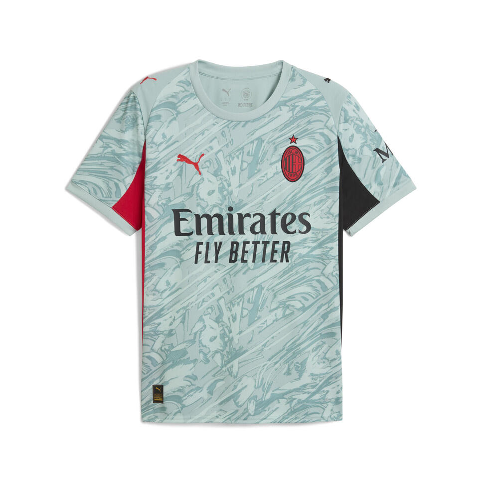 Męska koszulka bramkarska AC Milan 25/26 PUMA Modern Mint For All Time Red Green