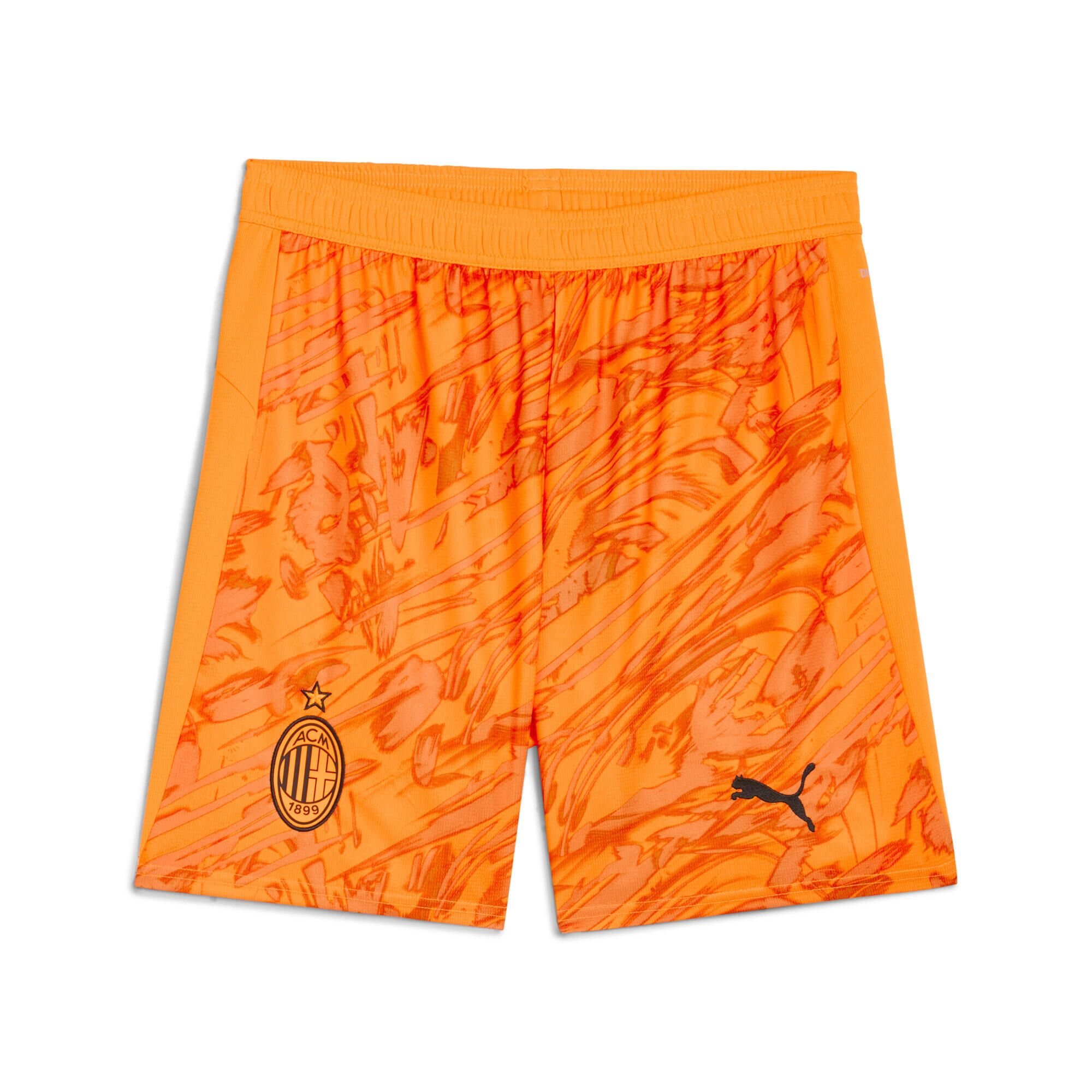 Șort fotbal bărbați model Ac Milan 25/26 portocaliu PUMA