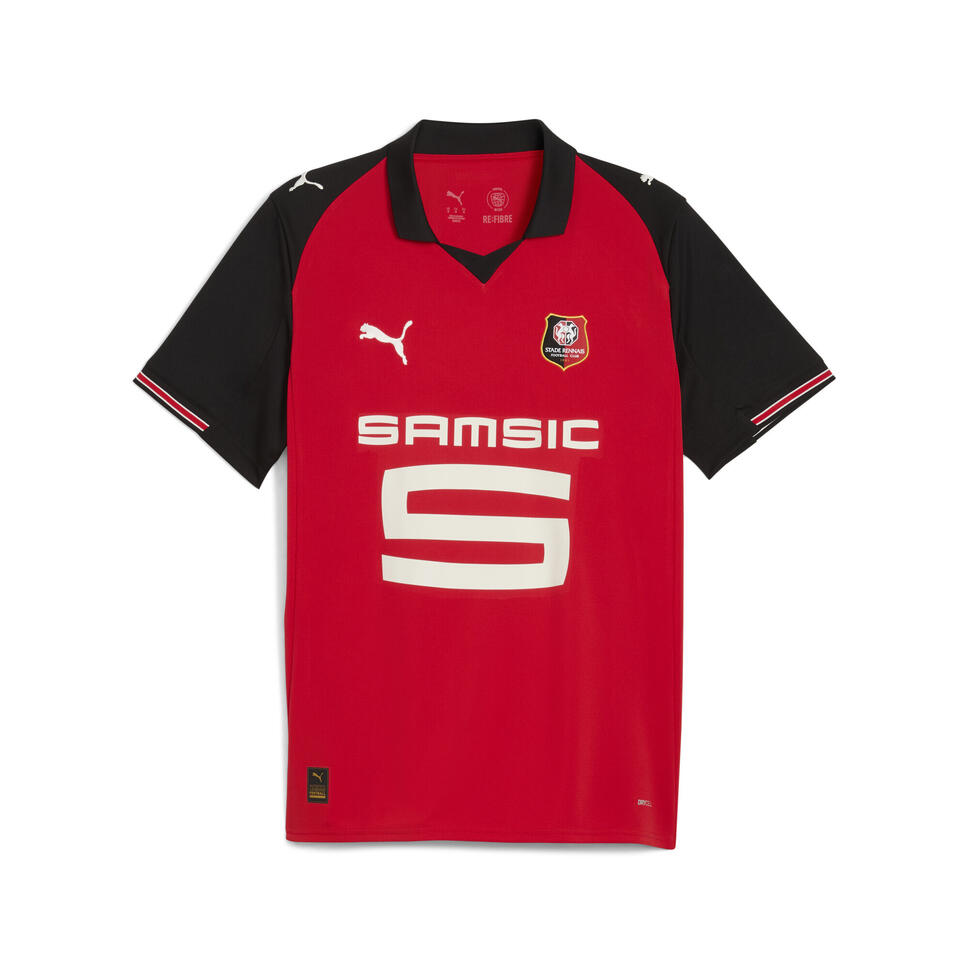 Męska domowa koszulka Stade Rennais F.C. 25/26 PUMA Red Black
