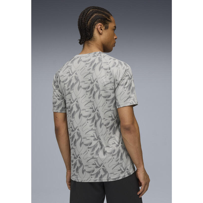 Męska koszulka przedmeczowa AC Milan PUMA Smokey Gray White