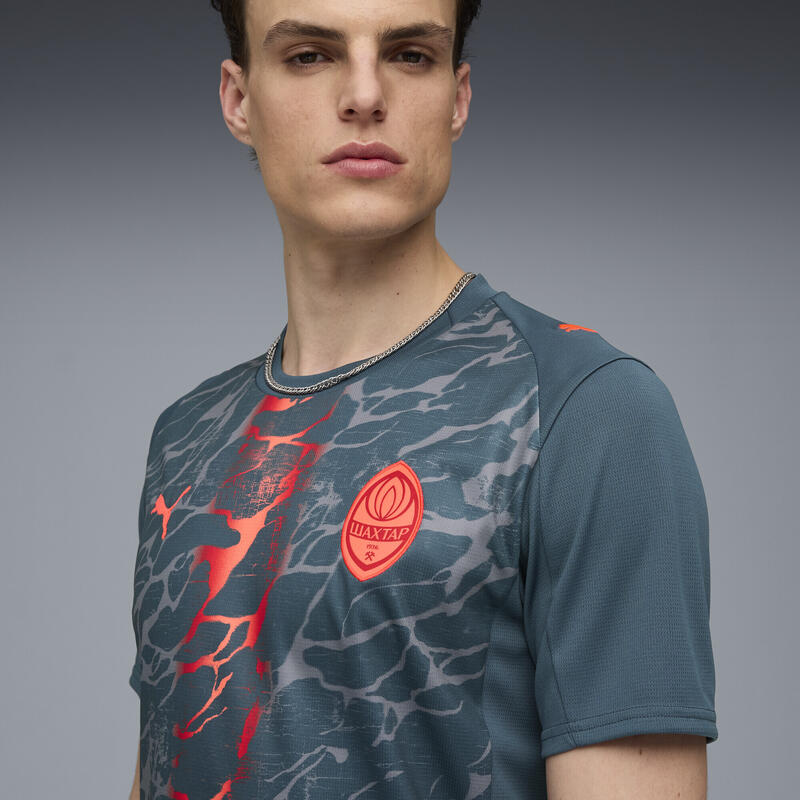 Tricou fotbal bărbați regular 25/26 Auswärtstrikot gri PUMA