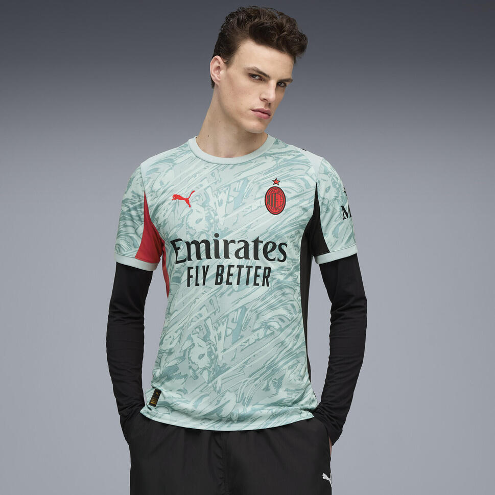 Męska koszulka bramkarska AC Milan 25/26 PUMA Modern Mint For All Time Red Green