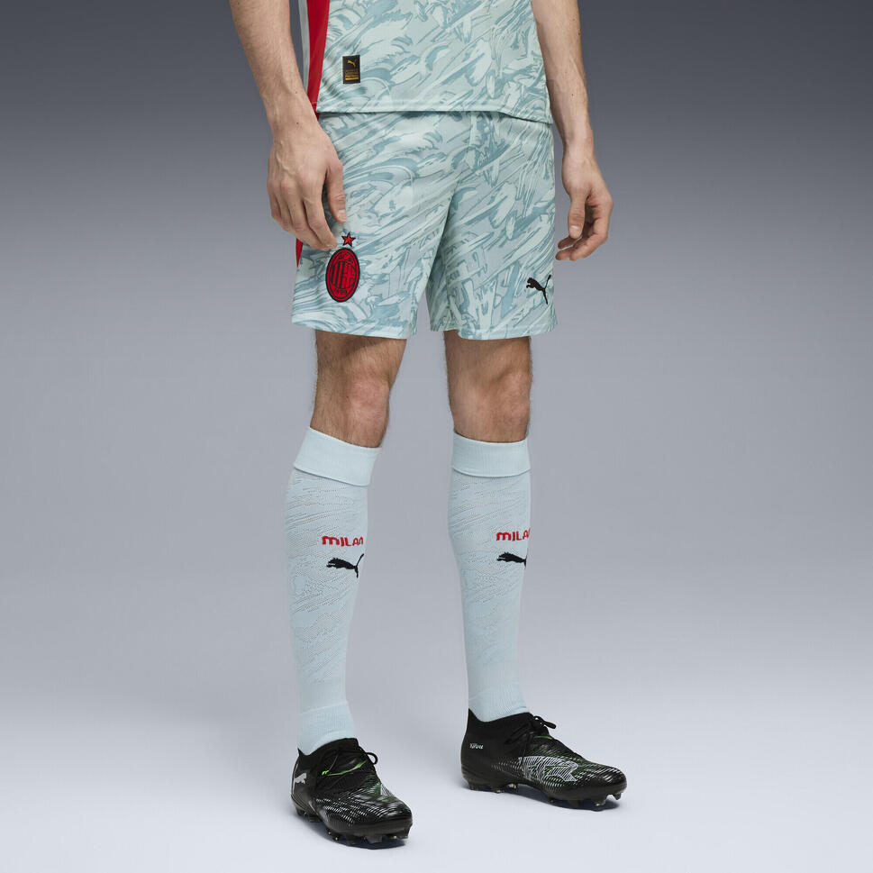 Męskie szorty bramkarskie AC Milan 25/26 PUMA Modern Mint For All Time Red Green