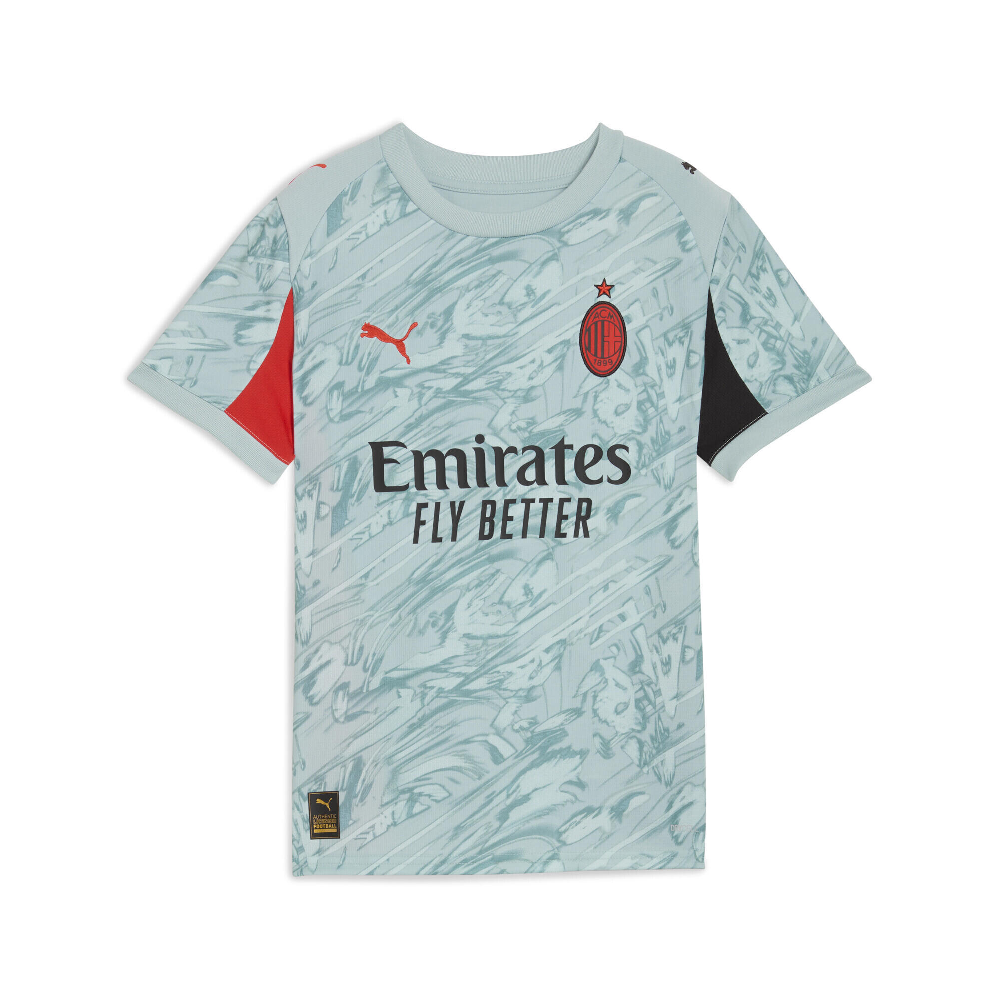 Puma - Maillot De Gardien De But 25/26 Ac milan Enfant Et Adolescent Puma - T-shirt Manches Courtes - Rouge|vert - Decathlon