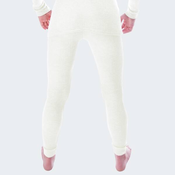2 pantalons thermiques | Sous-vêtements | Femmes | Polaire | Crème 3/5