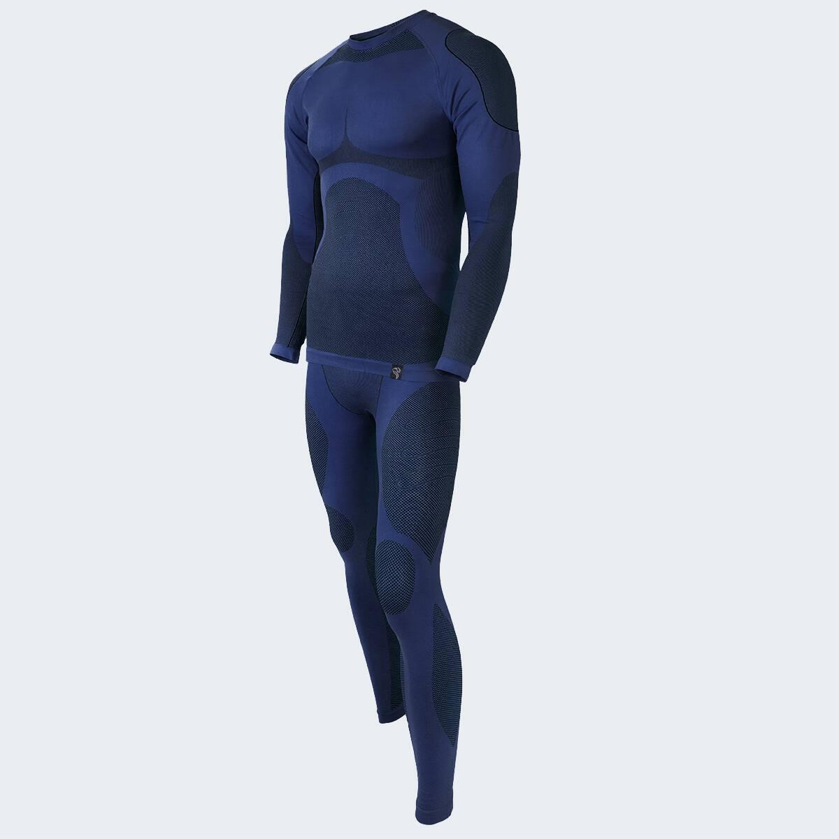 T-shirt fonctionnel | Sous-vêtements thermiques | Hommes | Seamless | Navy 3/5