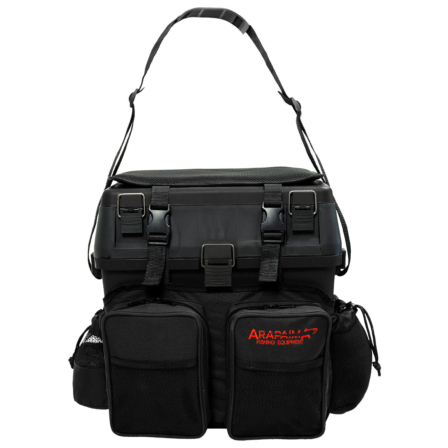 ARAPAIMA FISHING EQUIPMENT Hengel zitkist | Rugzak | Viskist | Zwart