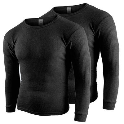Thermounterhemd Herren 2er Set | Funktionsunterhemd | Anthrazit/Grau