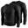 2 t-shirts thermiques | Sous-vêtements | Hommes | Polaire | Anthracite