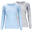 Dames thermoonderhemd set van 2 | Sportonderhemd | Grijs/Lichtblauw