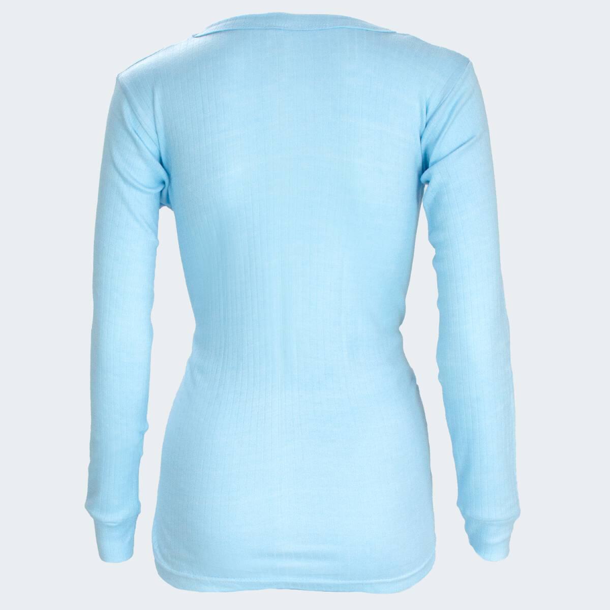2 t-shirts thermiques | Sous-vêtements | Femmes | Polaire | Bleu clair 5/6
