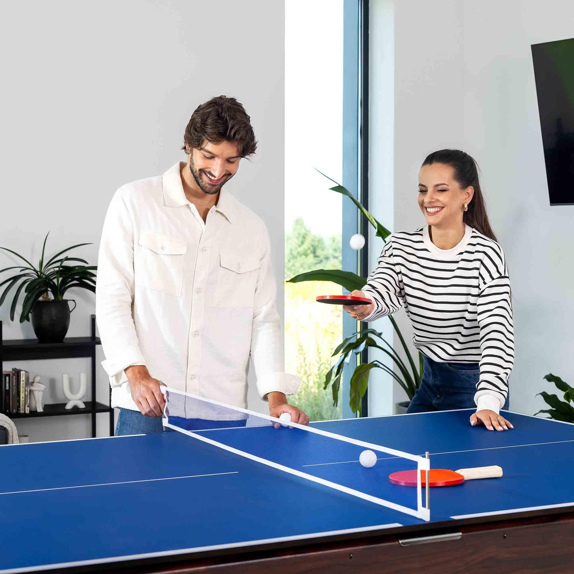 Stół bilardowy spływowy Vip Extra 7FT z nakładką ping-pong blat 3/7