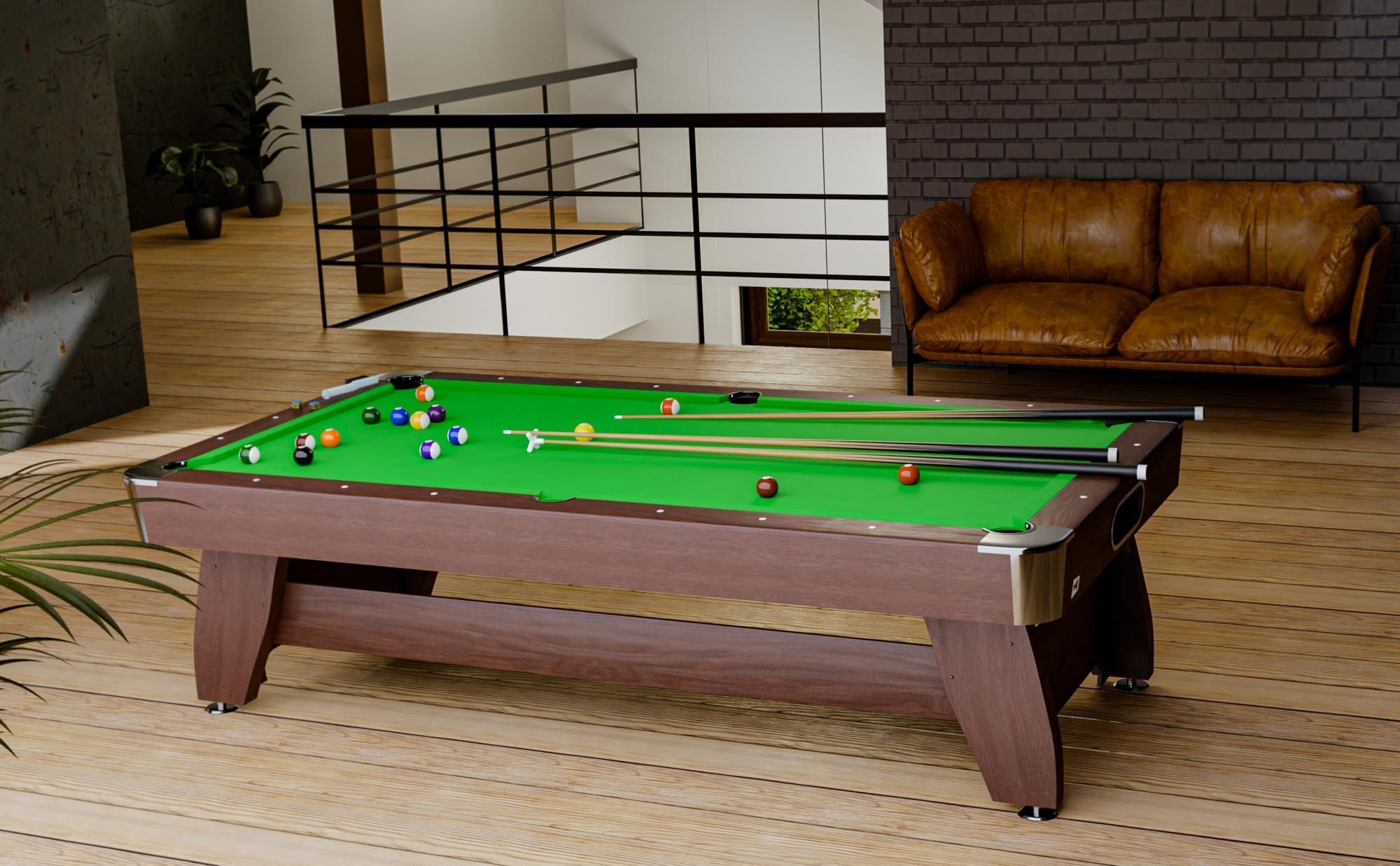 Stół bilardowy spływowy Vip Extra 9FT z nakładką ping-pong blat 7/7